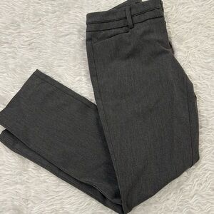 NY&Co 7th Avenue Straight Leg Pants New York & Company Gray Super Stretch